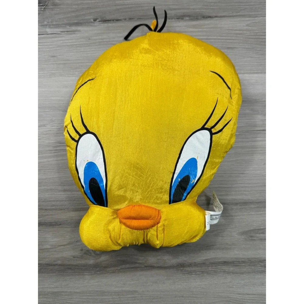 Vintage Looney‎ Tunes Tweety Bird Plush Pillow Yellow play by play